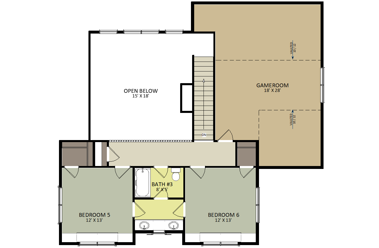 Baldwin Second Floor Floor Plan